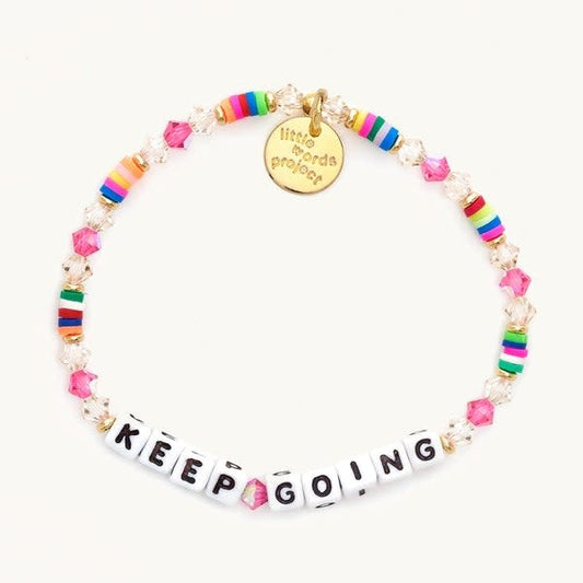 Keep Going Boujee Beaded Stretch Bracelet