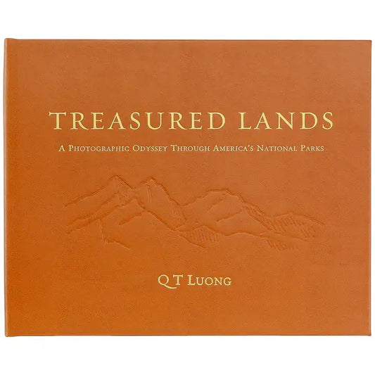Treasured Land Hand Bound Book | Tan Bonded Leather