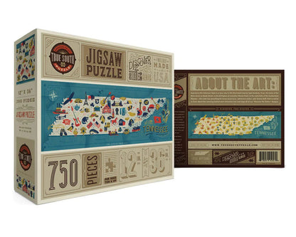 Tennessee State Map Puzzle