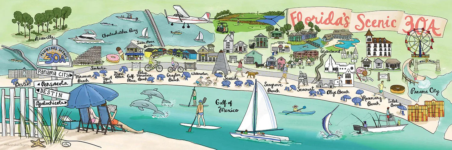 Florida 30A 750 Piece Puzzle