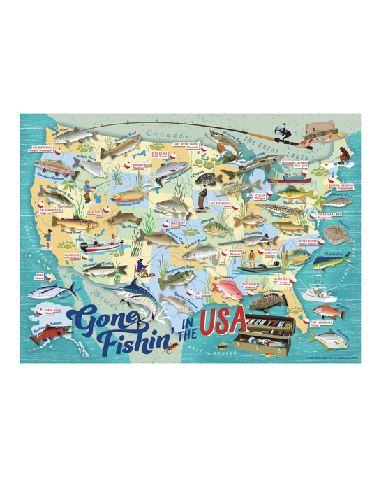 Puzzle | Gone Fishin' in the USA