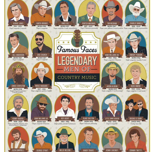 Men of Country Music Puzzle, Legendary