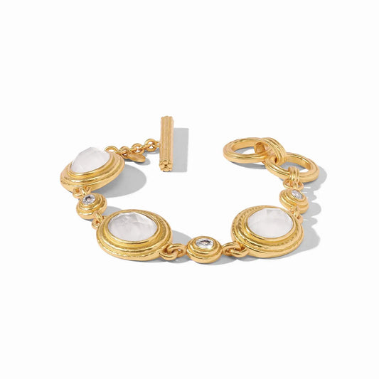 Tudor Stone Necklace | Iridescent Clear Crystal