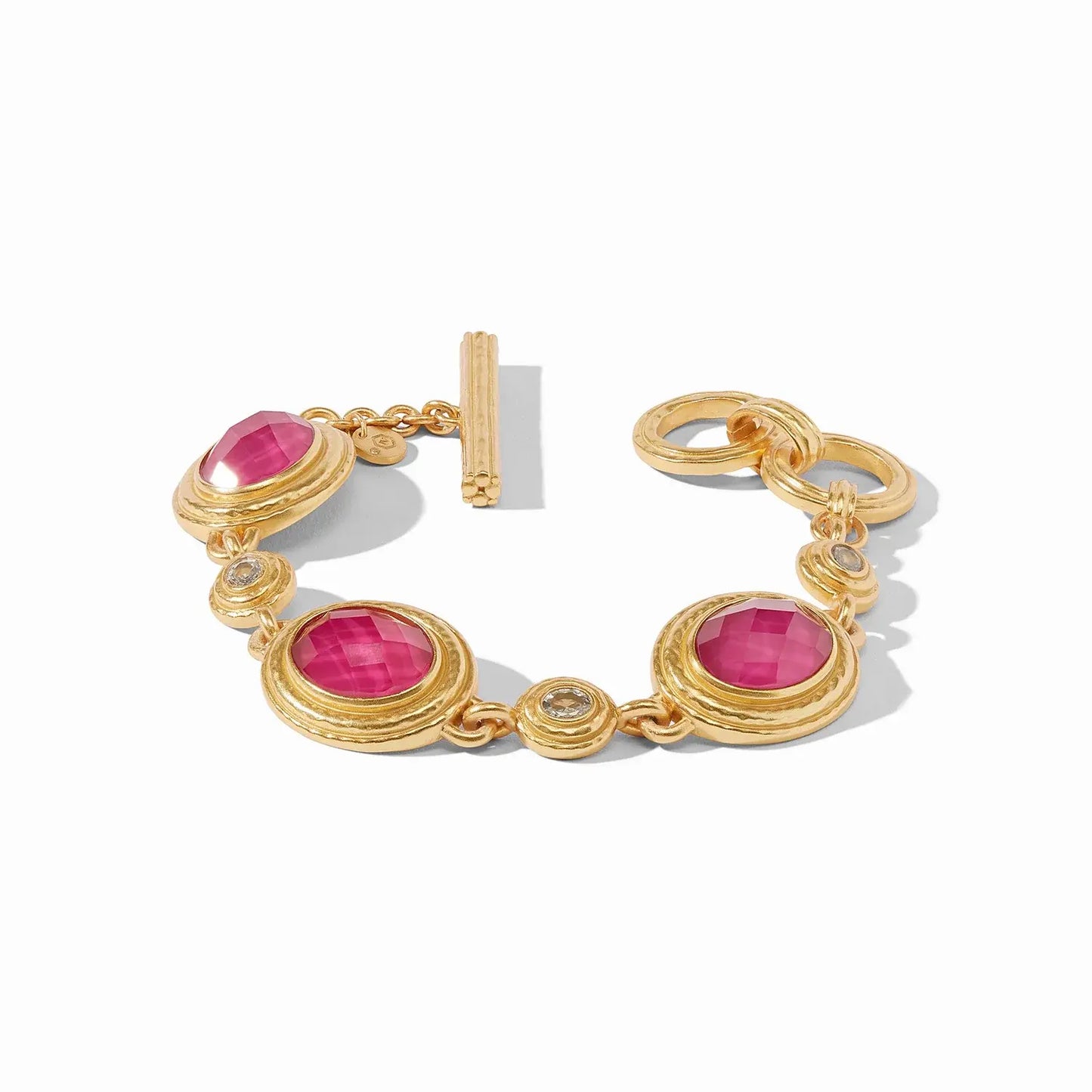 Tudor Stone Necklace | Iridescent Raspberry