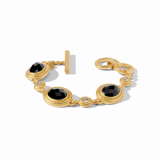 Tudor Stone Necklace | Obsidian Black