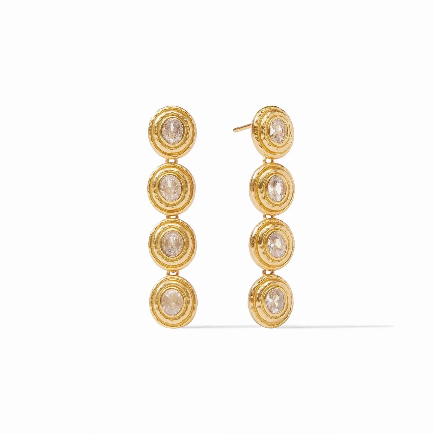 Tudor Tier Earring | Cubic Zirconia