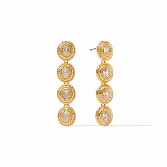 Tudor Tier Earring | Cubic Zirconia