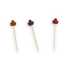 Turkey + Leaf Pick Holder | White