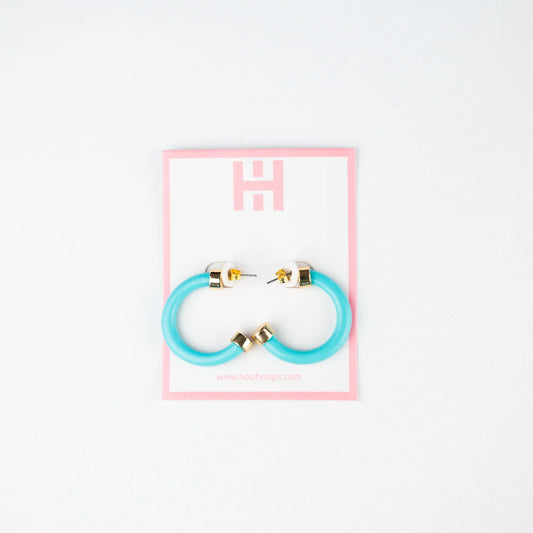 Turquoise Hoo Hoops Minis