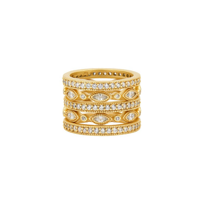 Signature Classic Marquise Eternity Stack Ring, S/5