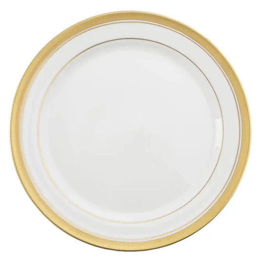 Palace Ultra White + Gold Salad Plate | 8.25in