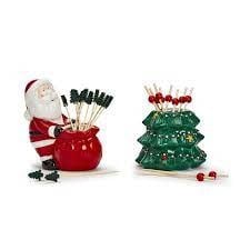 Toothpick Holder | Santa or Tree Assorted