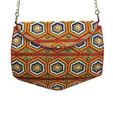 Beaded Honeycomb Clutch