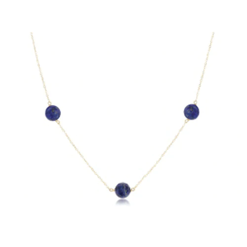 Choker Admire Simplicity Chain Gold | Lapis 15in
