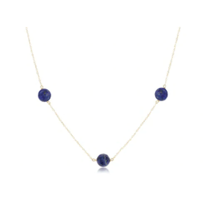 Choker Admire Simplicity Chain Gold | Lapis 15in
