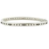 Mini Stud Bezel Stone Eternity Hinge Bangle