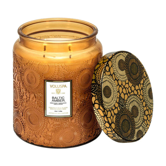 Baltic Amber Luxe Jar Candle | 44oz