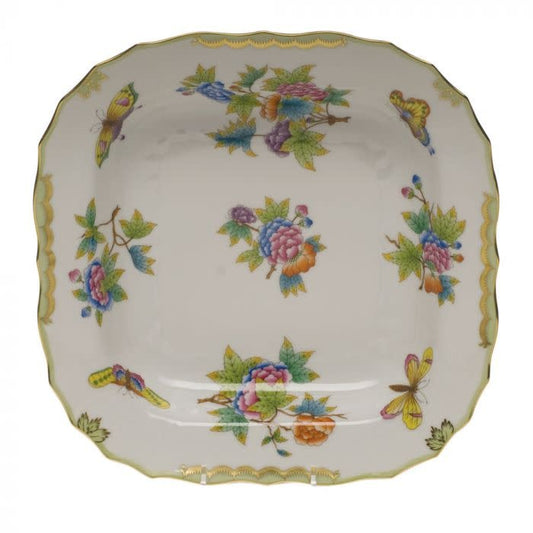Herend Queen Victoria Square Fruit Dish | 11in