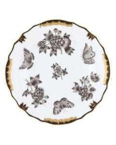Herend Fortuna Black Salad Plate | 7.5in