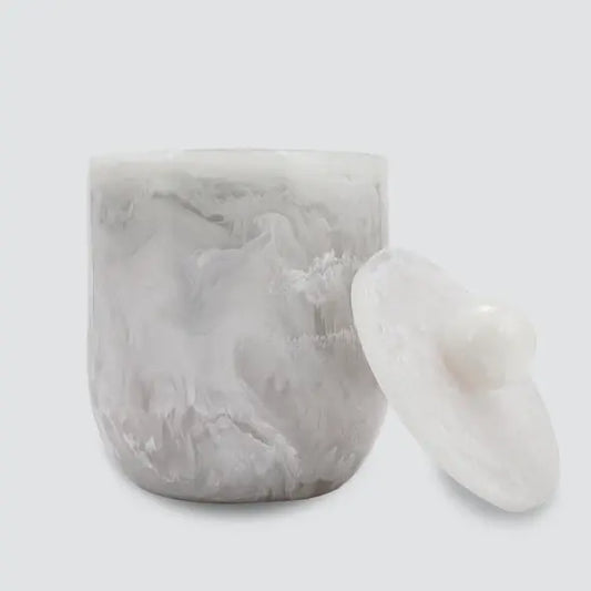 Resinware Handcrafted High Polish Ice Bucket | 6.5x7in Snow