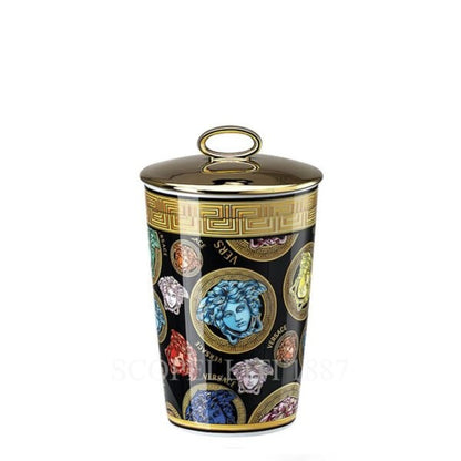 Versace Medusa Amplifed Scented Lidded Candle | 5.5in Multicolor