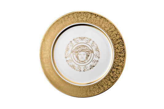 Versace Medusa Gala Gold Service Plate | 11.75in
