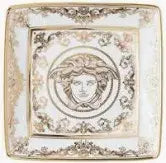 Versace Medusa Gala Square Canape Dish | 4.75in