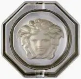 Versace Medusa Lumiere Ashtray | 5.5in Haze