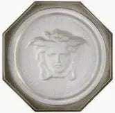 Versace Medusa Lumiere Crystal Coaster | 4in Haze