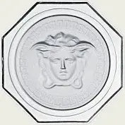 Versace Medusa Lumiere Crystal Coaster | 4in