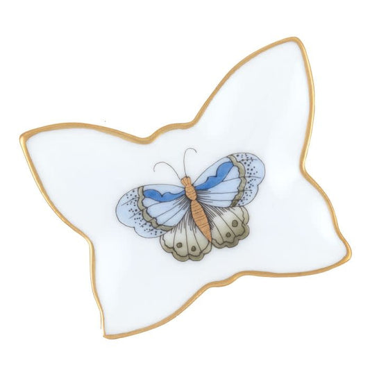 Herend Small Butterfly Tray | 2.25in Blue