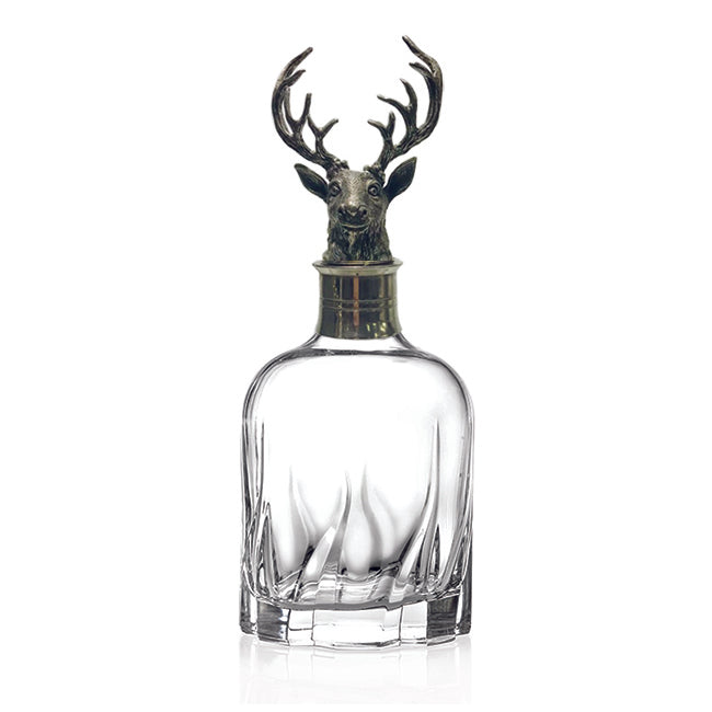 Crystal + Pewter Liquor Decanter