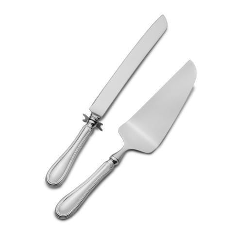 Sterling Silver Cake Knife + Server Set | Giorgio