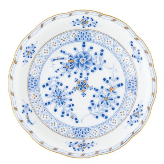 Herend Waldstein Blue Tea Saucer | 6in