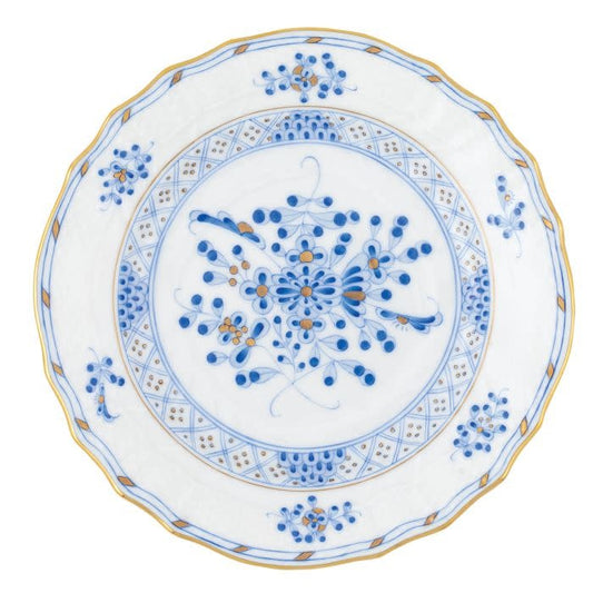 Herend Waldstein Blue Bread + Butter Plate | 6in