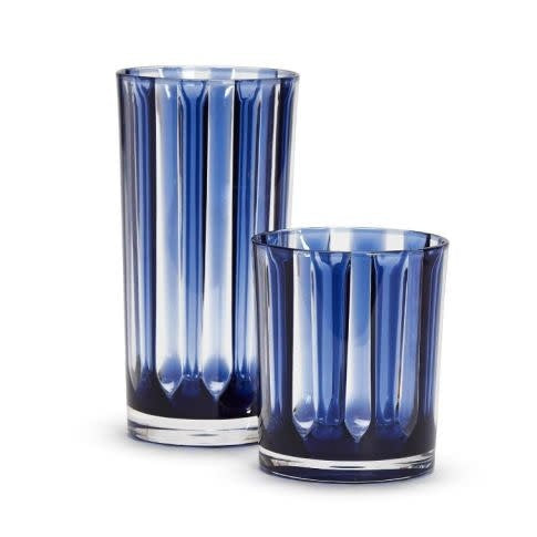 Acrylic Old Fashioned Glass |15oz Midnight Blue