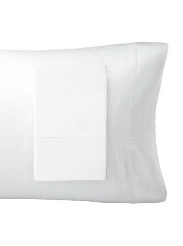 Silk Fitted Sheet | King White
