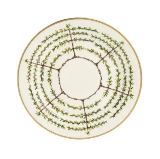 Charlotte Moss Ultra White Espalier Salad Plate