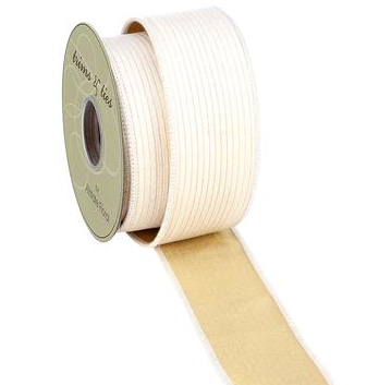 Ribbed White Ribbon | 10y
