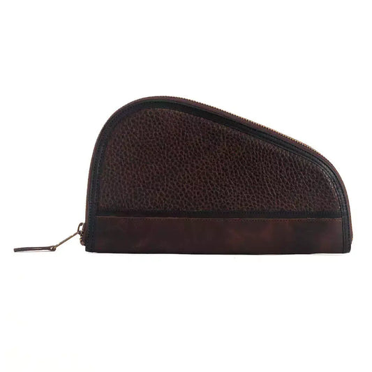 White Wing Leather Hunting Pistol Case | Pebbled Espresso