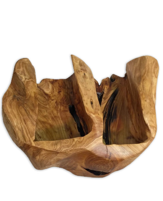 Wood Root Stump Wine Holder | 2 Bottle
