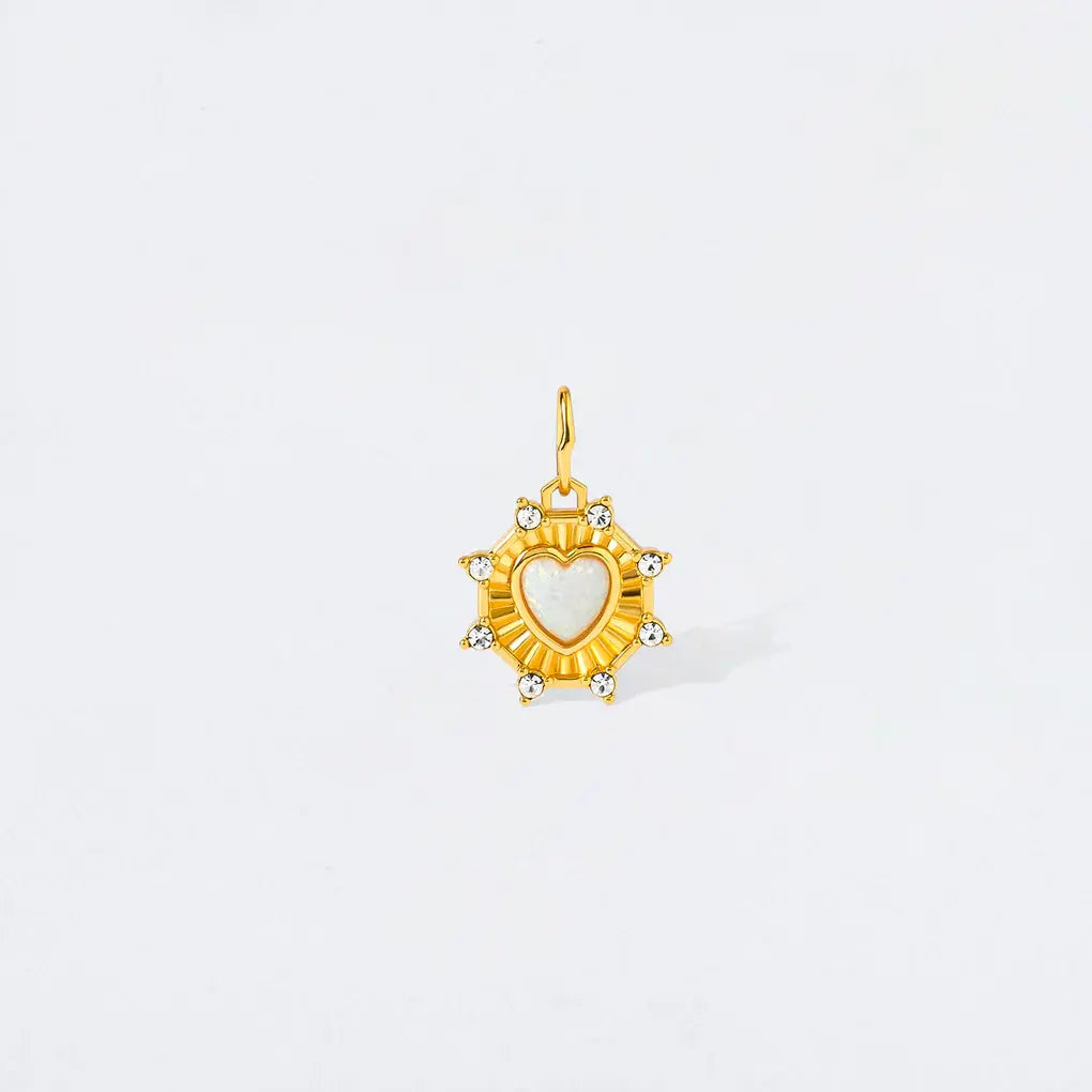 Resilience Heart Charm Pendant