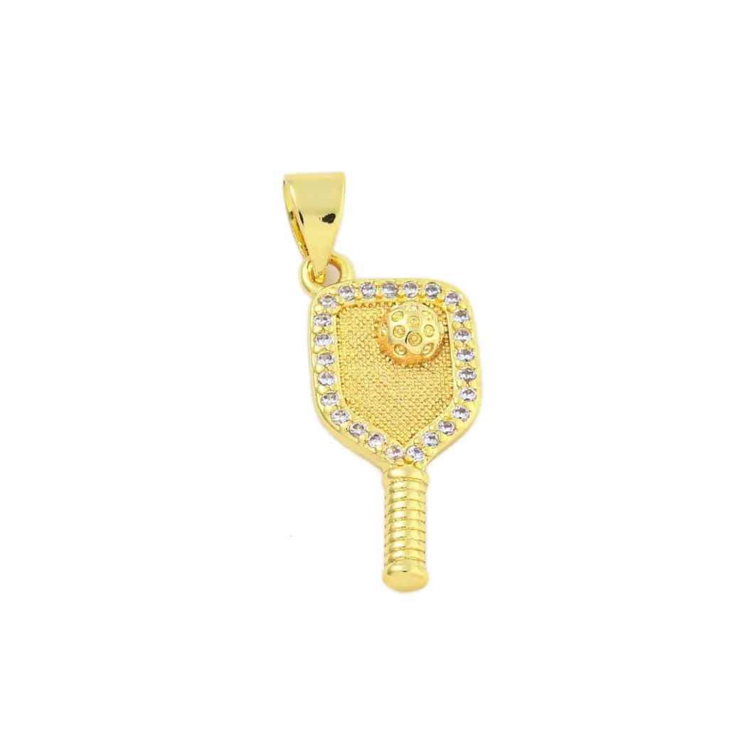 Pickleball Paddle Charm Pendant
