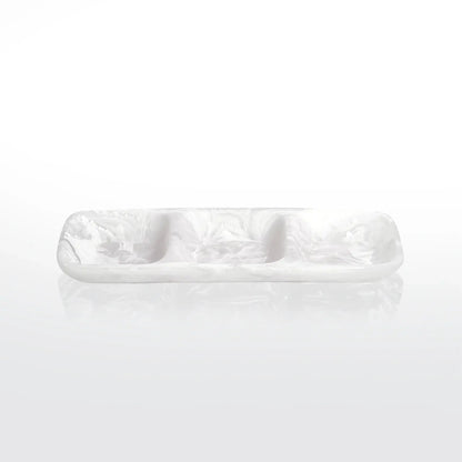 Resinware Handcrafted Tray | 3 Part Medium 14in