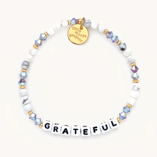 Grateful Creampuff Beaded Stretch Bracelet