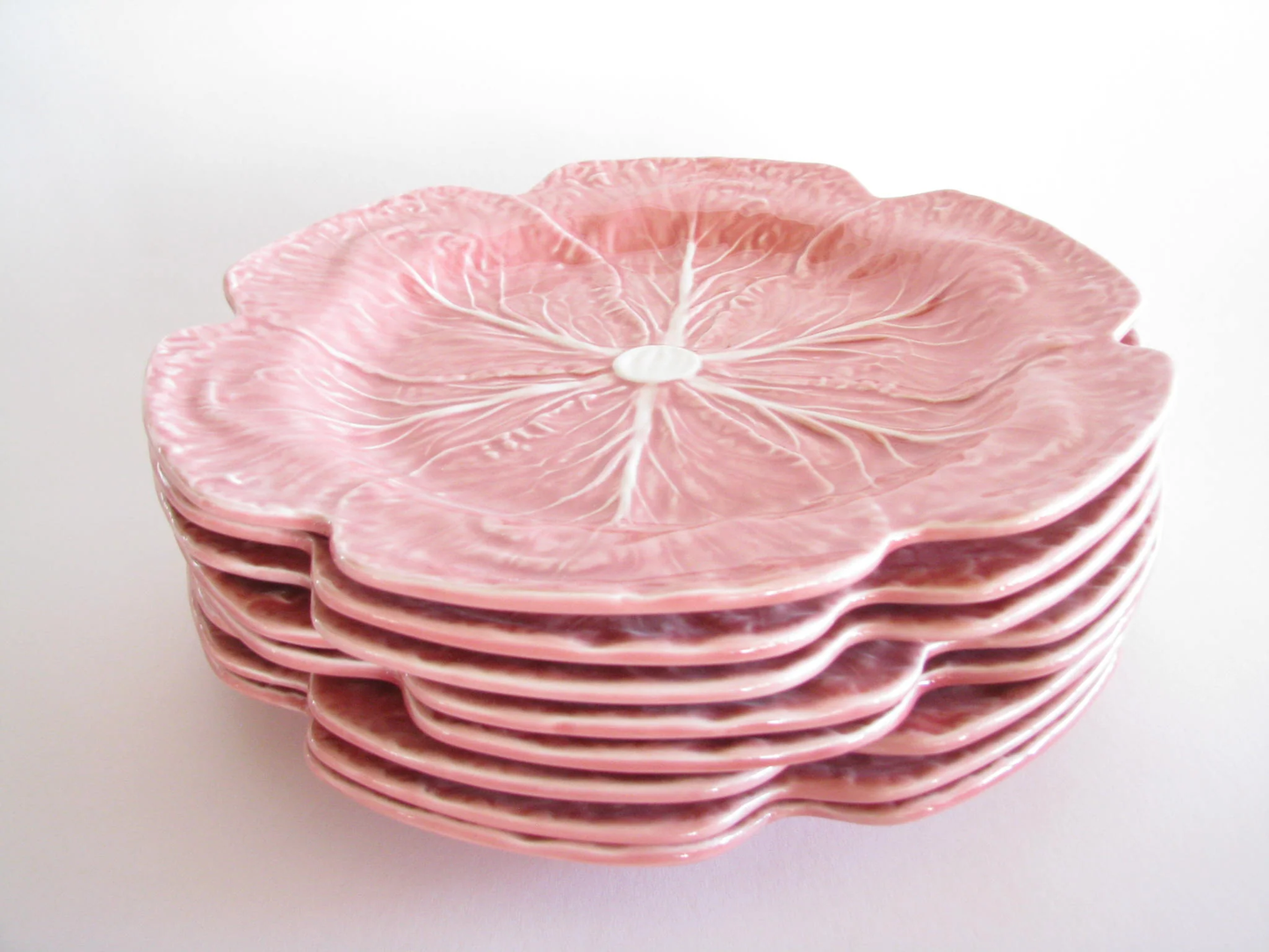 Bordallo Pinheiro Pink Cabbage Charger Plate | 12in