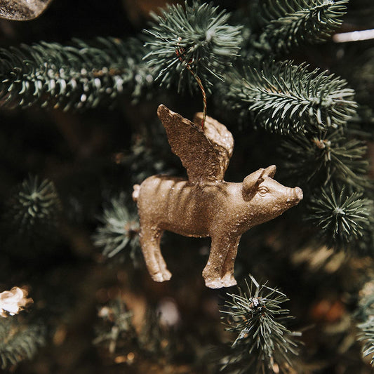 Flying Pig Ornament