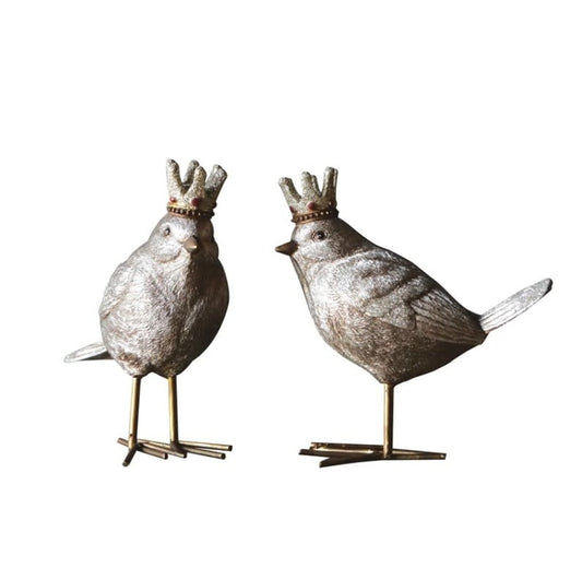 Bird with Crown  Figurine | 5.25in