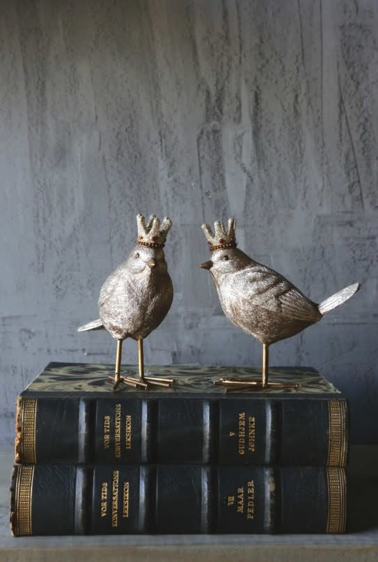 Bird with Crown  Figurine | 5.25in