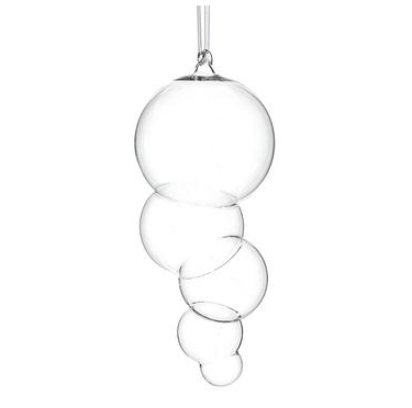 Glass Bubble Ornament 13"